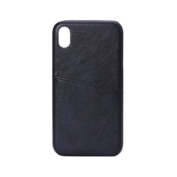 ONSALA Mobilskal Sort med Kortlomme iPhone XR Black