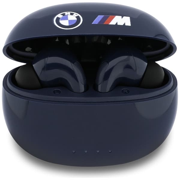 BMW TWS Bluetooth In-Ear Hörlurar Printed Logo - Marinblå Blå
