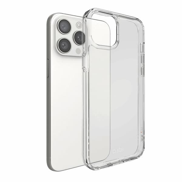 SBS-puhelinkotelo iPhone 14 Pro D3O - Läpinäkyvä Transparent