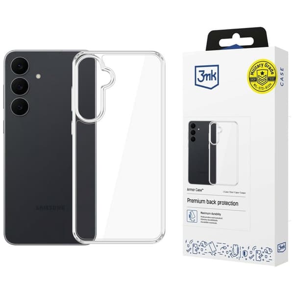 3mk Mobilskal För Galaxy S26 FE Armor - Clear Transparent