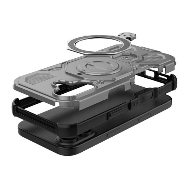 Mobilskal till iPhone 17 Rotating Kickstand - Grå Grå