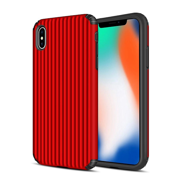 Hybrid Armor Skal till Apple iPhone X/Xs - Röd Röd