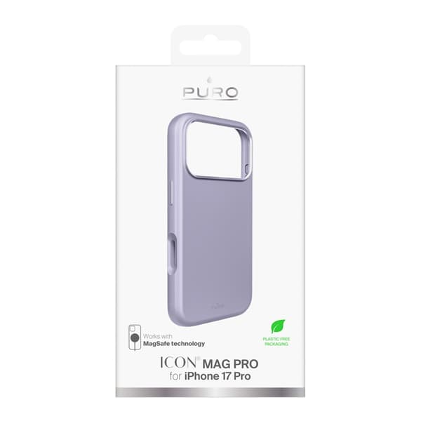 Puro Mobilskal till iPhone 17 Pro Max Magsafe Liquid Silikon - Rosa