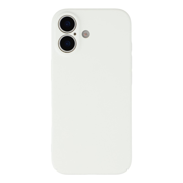 Mobilskal till iPhone 17 Skin-Touch Rubberized Hard PC - Vit Vit