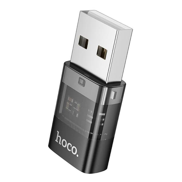 Hoco USB-A til USB-C Adapter UA36C - Sort Svart