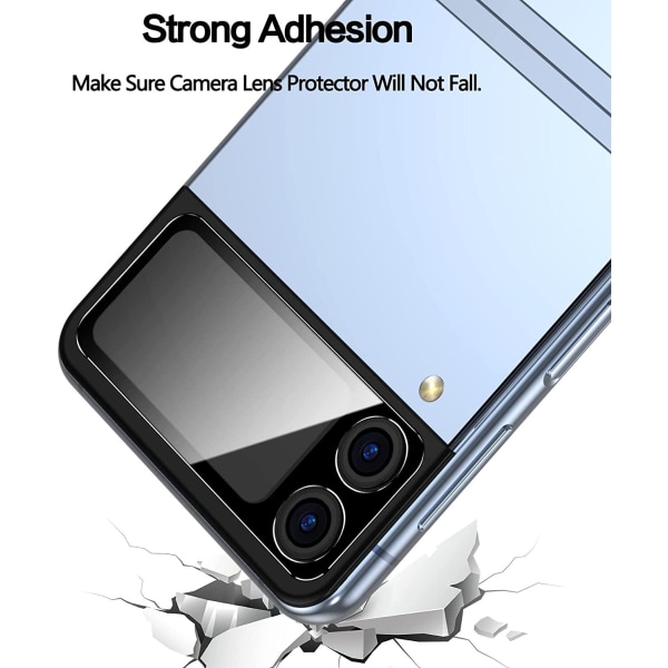 [2-PACK] Galaxy Z Flip 4 Härdat glas HD Kameralinsskydd