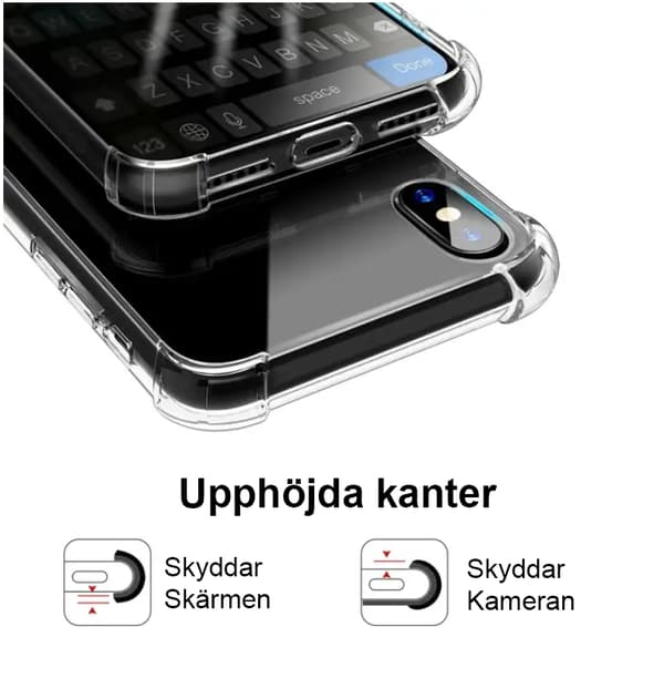 Holdbart bomstødsikkert dæksel til Samsung Galaxy S21 Plus (NR) Transparent