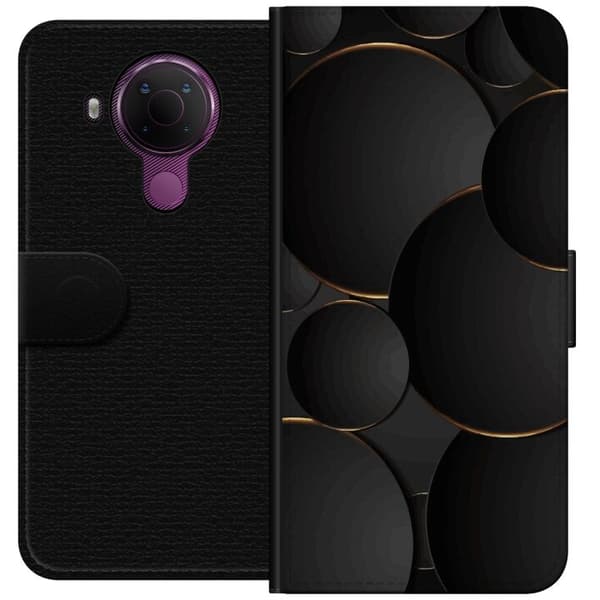 Pungcover til Nokia 5.4 med Luksuriøse Cirkler