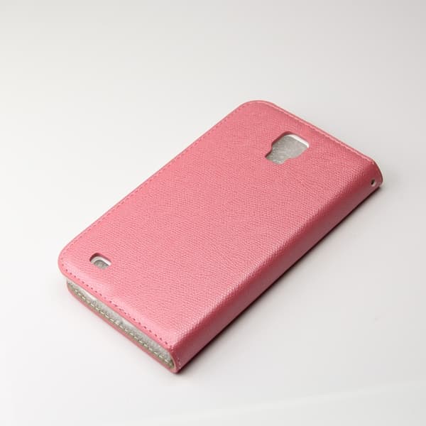 Side Flip cover til Samsung Galaxy S4 Active i9295 (Pink) Pink