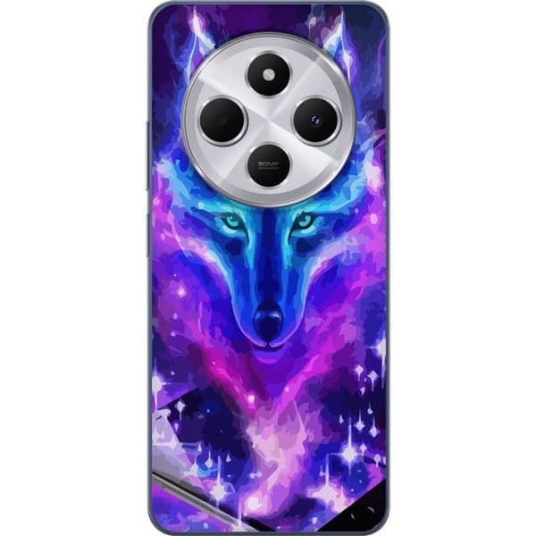 Telefontaske til Xiaomi Redmi 14C med Neon Wolf
