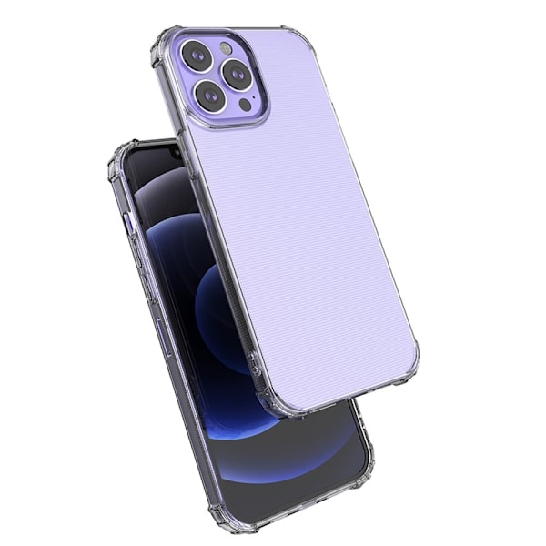 Blødt stødsikkert cover til iPhone 13 Pro - klar Transparent