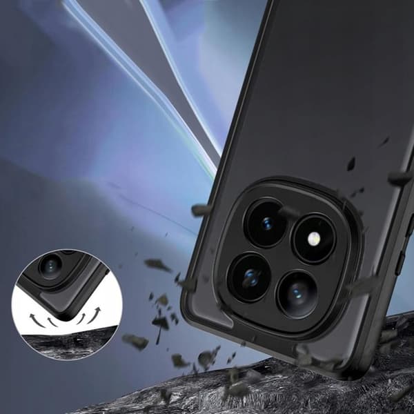 Tech-Protect Mobilskal till Xiaomi Redmi Note 14 Pro 5G Magmat - Svart Svart
