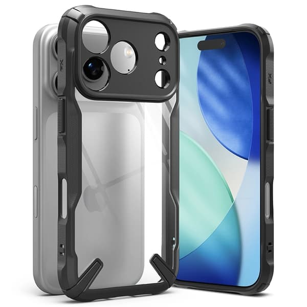 Ringke Telefontaske til iPhone 17 Pro Max Fusion X - Sort Svart