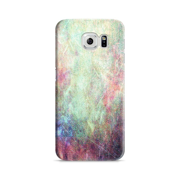 Skal till Samsung Galaxy S6 - Grunge texture - Ljusblå