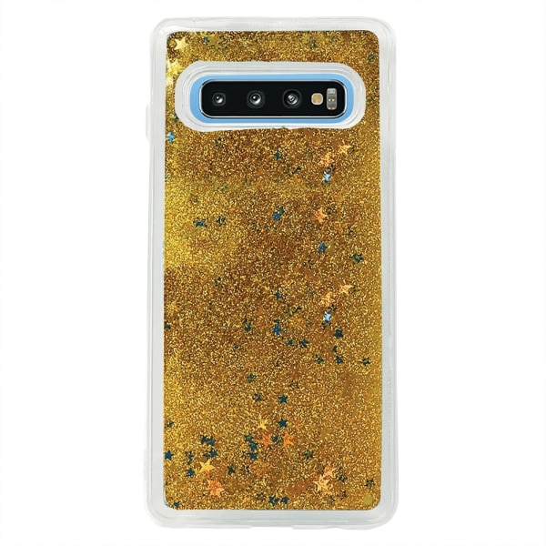 Glitterkuori Samsung Galaxy S10e -puhelimelle - kulta Yellow