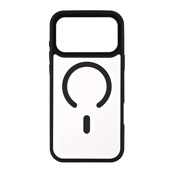 ONSALA telefontaske til iPhone 17 Pro Max MagSafe kofanger - sort-klar Svart