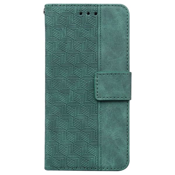 Plånboksfodral för Samsung Galaxy S26 Plus Konstläder med handledsrem - Grön