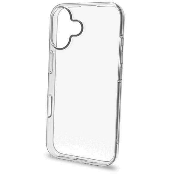 Celly Mobilskal till iPhone 16e Gelskin TPU - Transparent Transparent