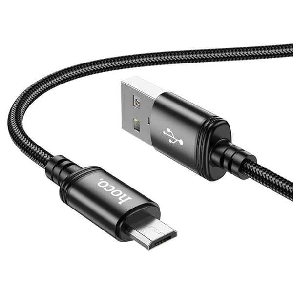 Hoco USB-A - Micro-USB 2.4A Kabel 1m X89 - Svart Svart