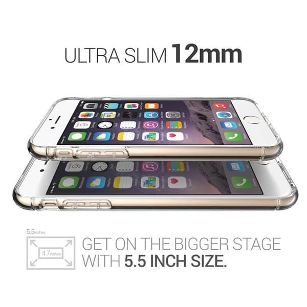 Verus Crystal Mixx etui til Apple iPhone 6 (S) Plus - Klar Transparent