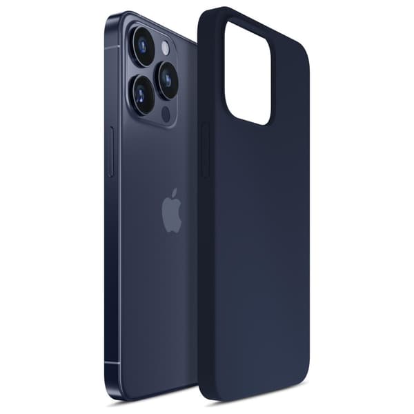 3MK Mobilskal till iPhone 16 Pro 6.3 Silikon - Marinblå