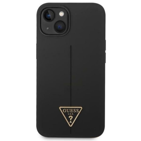 GUESS iPhone 14 Plus Skal Silicone Triangle - Svart Svart