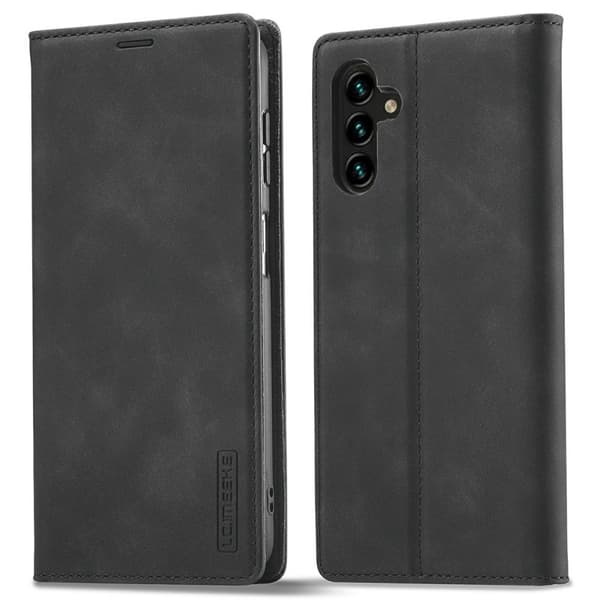LC.IMEEKE Plånboksfodral för Samsung Galaxy S26 Plus Konstläder - Svart