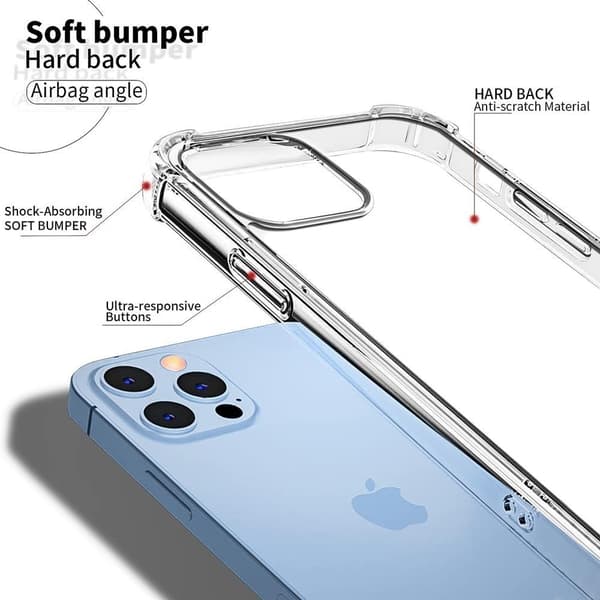 Boom Shockproof Skal till iPhone 14 Pro Max (NR) Transparent
