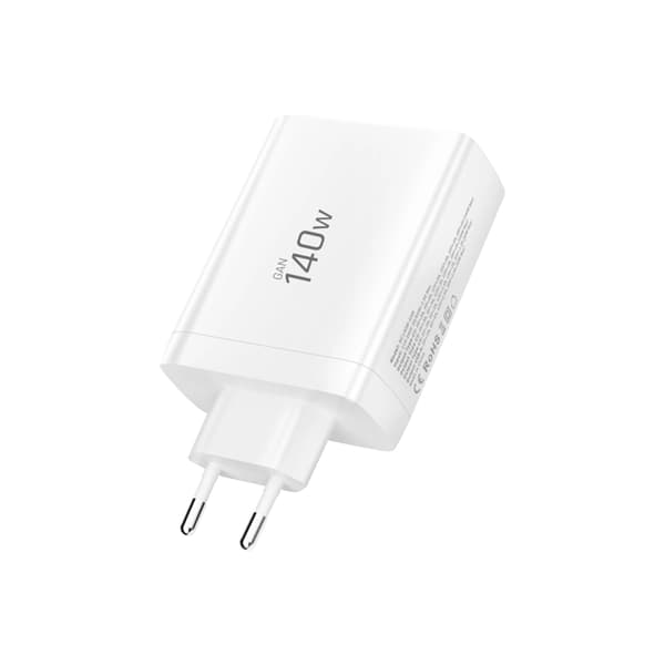 Tech-Protect 4-Port Snabbladdare 140W QC3.0 NC140W-GAN Vit