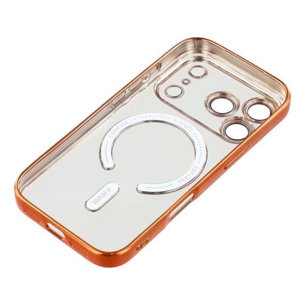 X-LEVEL Mobilskal till iPhone 17 Pro Max MagSafe Full Kamera Skydd Orange