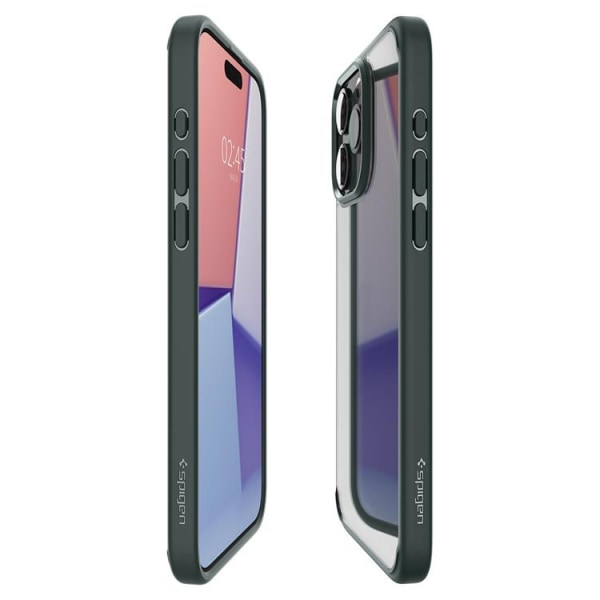 Spigen iPhone 15 Pro Max Mobile Cover Ultra Hybrid - vihreä