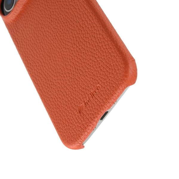 MELKCO Mobilskal till iPhone Air Äkta Läder PC MagSafe - Orange