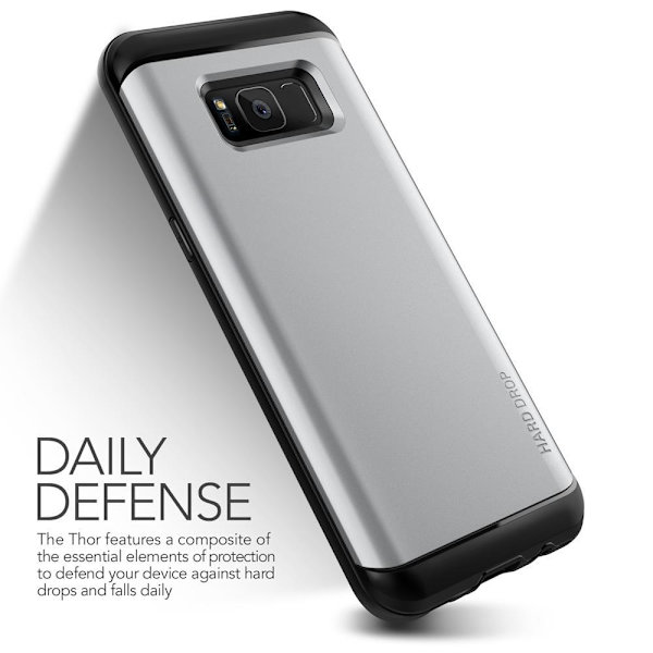 Verus Hard Drop Skal till Samsung Galaxy S8 - Silver Silver