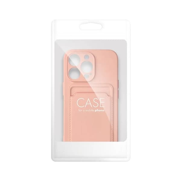 Telefontaske til iPhone 15 Pro Max kortholder - Lyserød Rosa