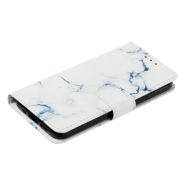 Sony Xperia 1 VII Konstläder Plånboksfodral Marble Painted - Vit Vit