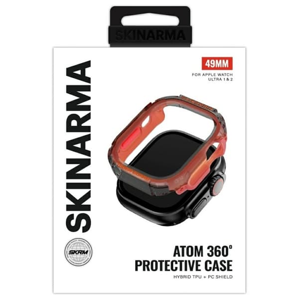 Skinarma Apple Watch 49mm Taske Atom - Sienna Orange