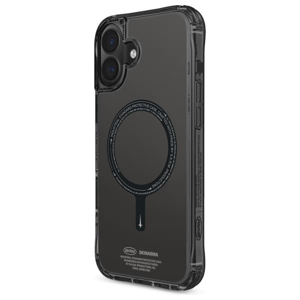Skinarma Telefontaske til iPhone 16 MagSafe Saido - Sort Svart