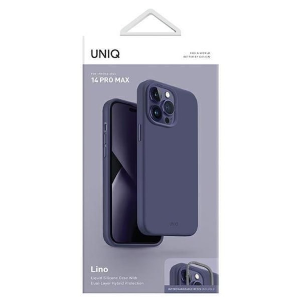 Uniq iPhone 14 Pro Max Mobiskal Lino - Lilla
