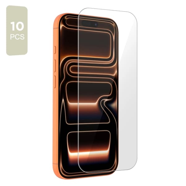 Tech-Protect [10-Pack] iPhone 16 Pro Max/ 17 Pro Max Härdat Glas Skärmskydd Transparent