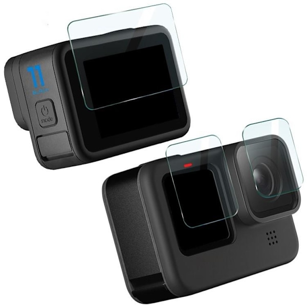 Imak GoPro HERO11 Kamera Härdat Glas Skärmskydd Set