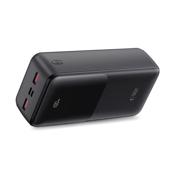 Tech-Protect Powerbank 30000mAh 22.5W - Sort Svart