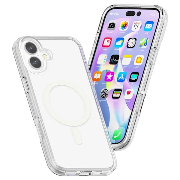 Mobilskal till iPhone 16 MagSafe - Transparent Transparent
