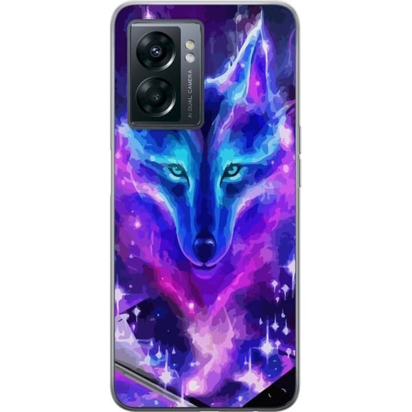 Taske til OnePlus Nord N300 med Neon Wolf