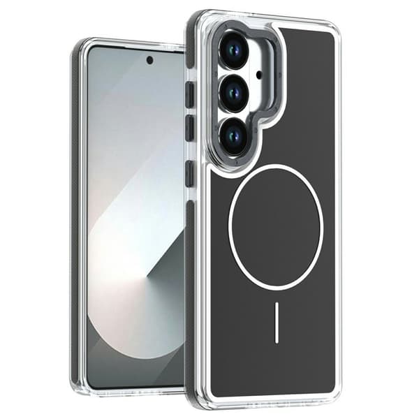 Mobilskal för Samsung Galaxy S26 Plus Magnetiskt Shockproof TPU - Svart