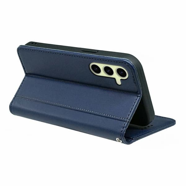 Plånboksfodral för Samsung Galaxy S26 Plus Magnetiskt Konstläder - Blå