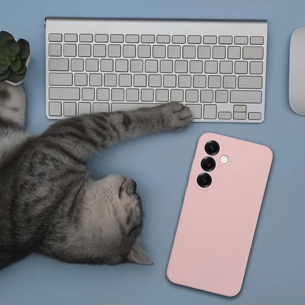 Mobilskal För Galaxy S26 Plus Magsafe Silikon - Powder Rosa Rosa