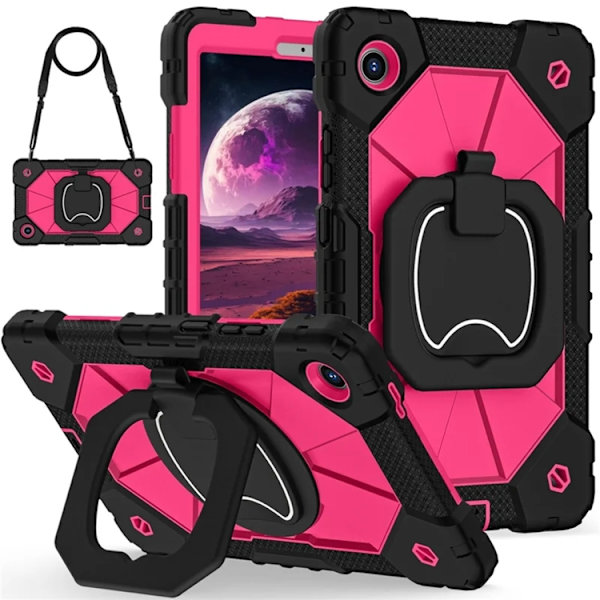 Lenovo Tab K9 Mobilskal Silikon Kickstand Rosa
