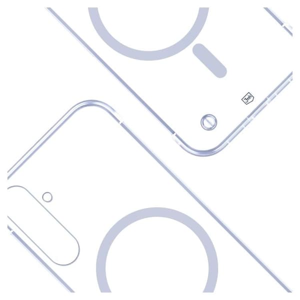 3MK Mobilskal till Galaxy S25 MagSafe Just20g - Clear Transparent