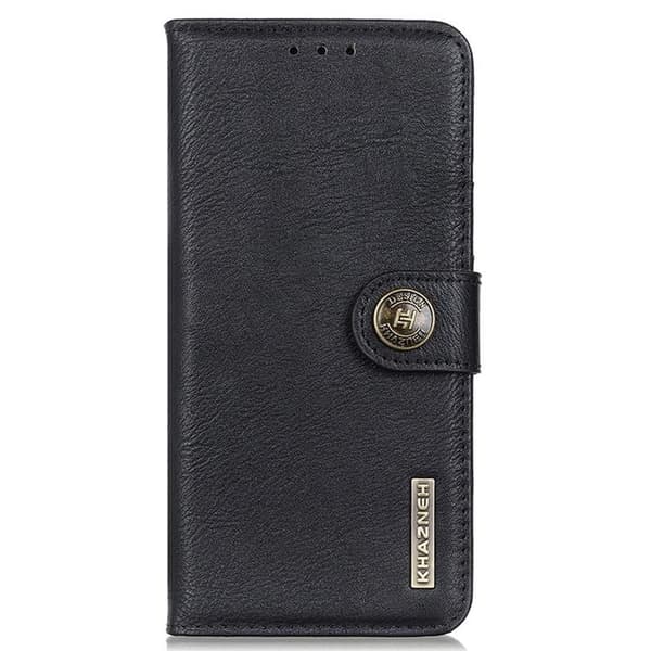 KHAZNEH iPhone 14 Pro Max Plånboksfodral Retro - Svart Svart