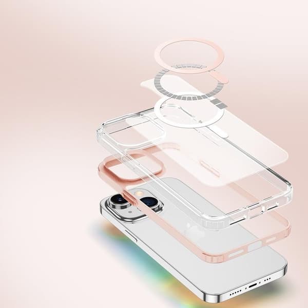 Dux Ducis iPhone 14 Plus Skal MagSafe Clin2 Magnetic - Rosa Rosa